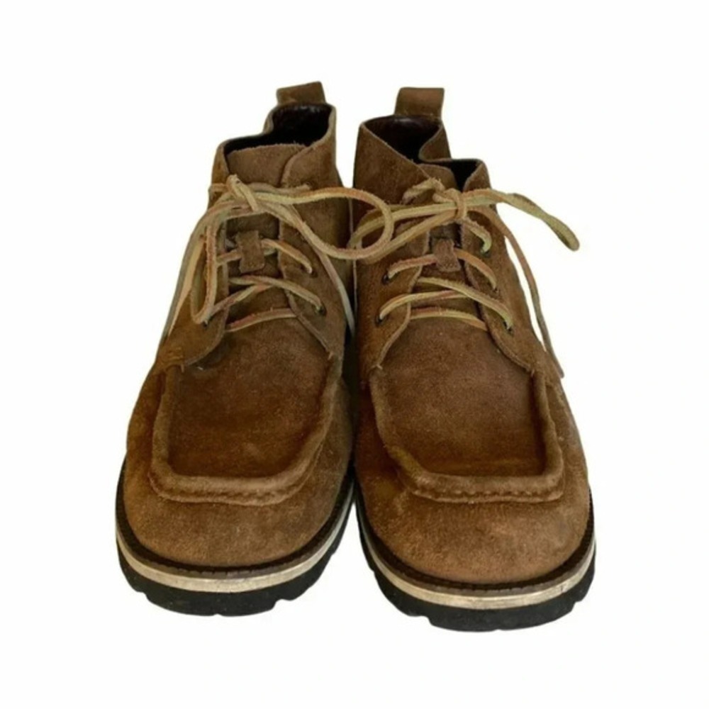 Cole Haan Mens Brown Suede Moc Toe‎ Chukka Boots C09750 Size 11.5 M - Picture 4 of 7